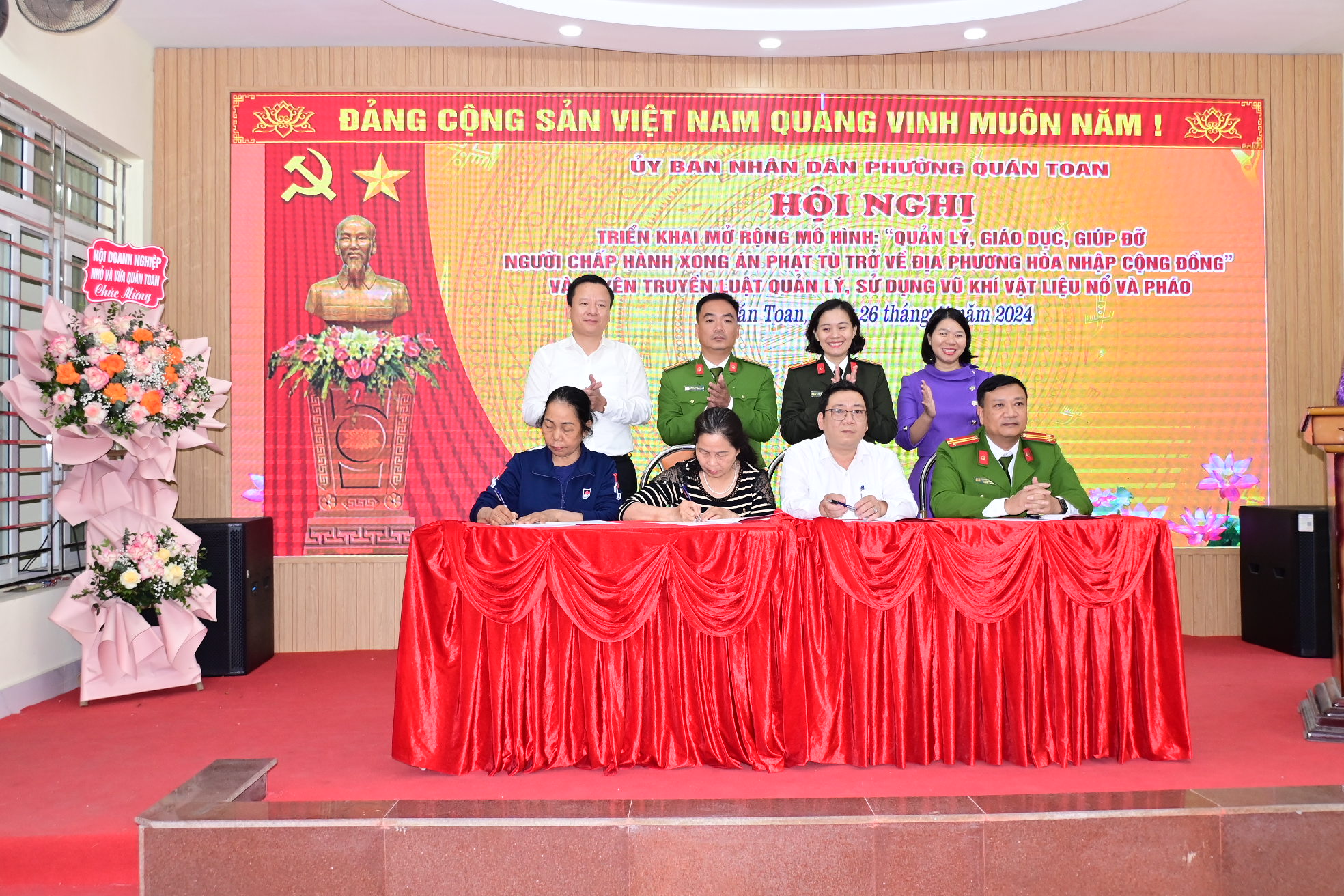 Phường Quán Toan mở rộng mô hình “Quản lý, giáo dục, giúp đỡ người chấp hành xong án phạt tù trở về địa phương tái hòa nhập cộng đồng”